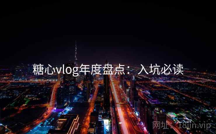 糖心vlog年度盘点：入坑必读