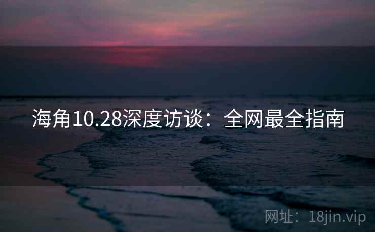 海角10.28深度访谈：全网最全指南